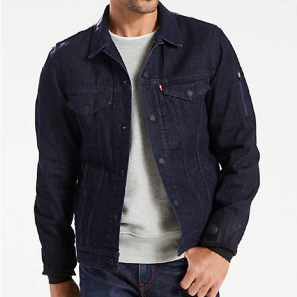 LEVIS COMMUTER X JACQUARD BY GOOGLE TRUCKER JACKET